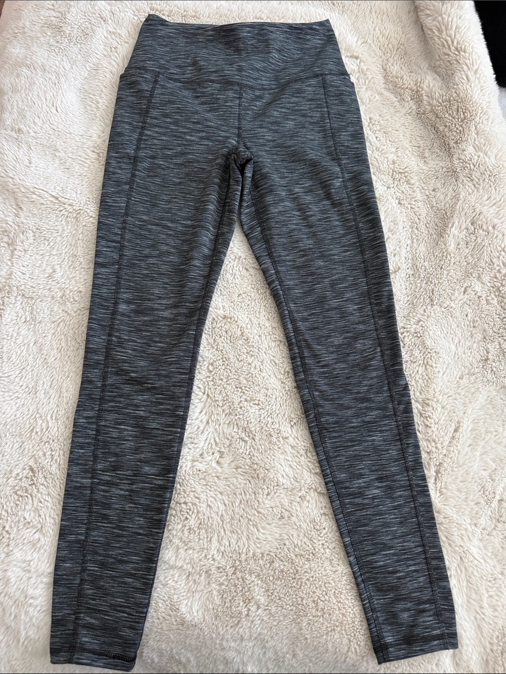 Spyder Girls' Heather Charcoal Performance Leggings